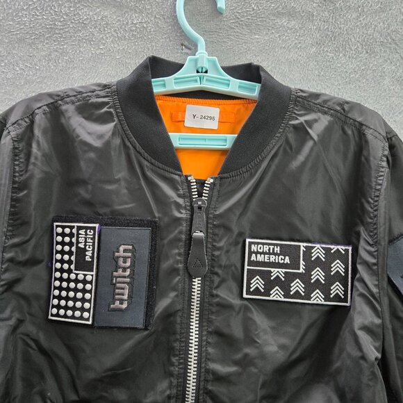 VINTAGE Alpha Industries Men Jacket M Flight Flyer MA1 Intermediate Twitch - Picture 14 of 14